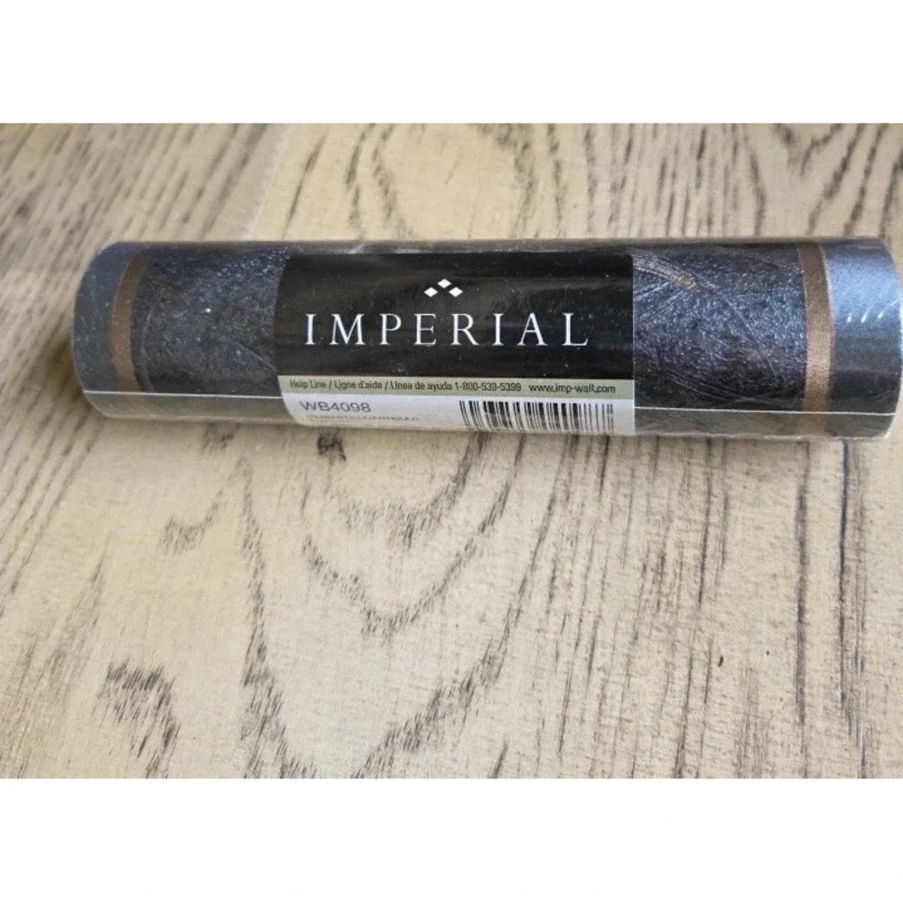 Imperial Wallpaper Border Lot Of 3 Black Purple Shiny NOS New #WB4098 Floral